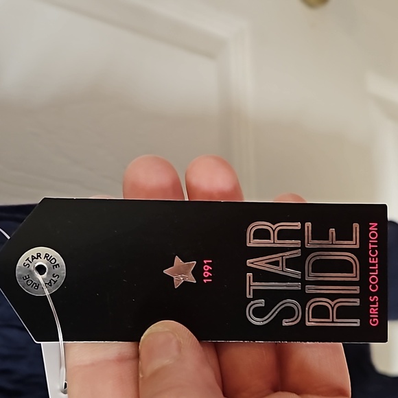 Star Ride Girls Navy Ruffle Tank Top Spring Summer Play Large 14/16 - Picture 6 of 8